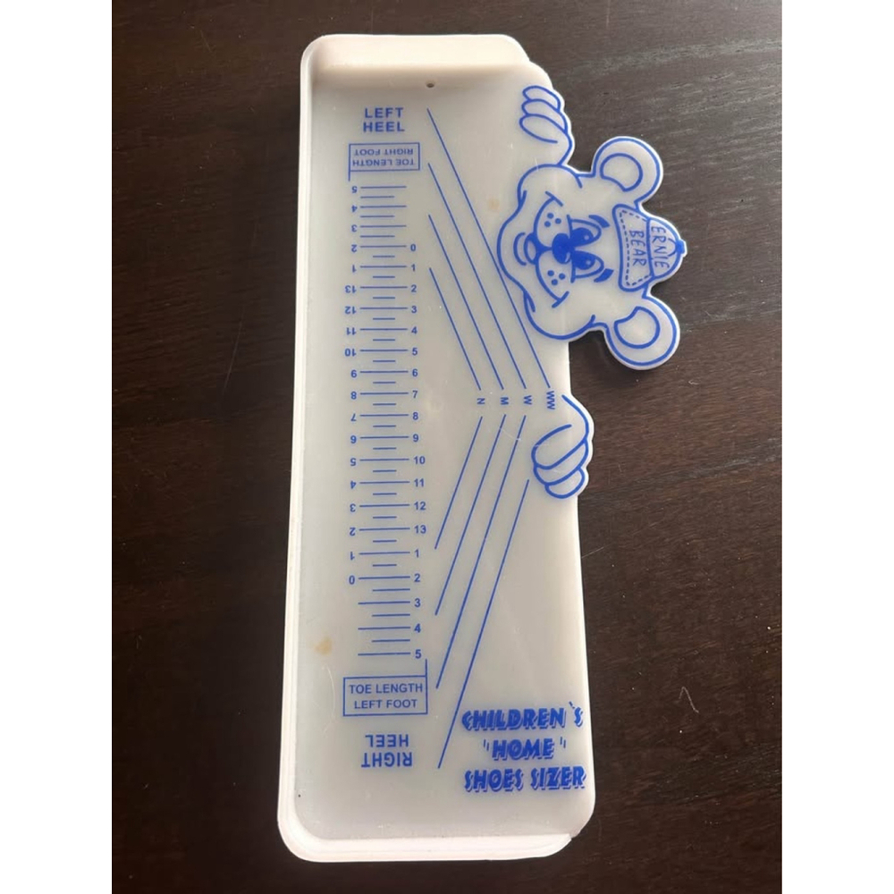 Ernie Bear Children’s Home Shoe Sizer – Baby & Toddler Foot Measuring Tool